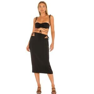 NBD Turner Bandeau Top in Black NWT Size Small